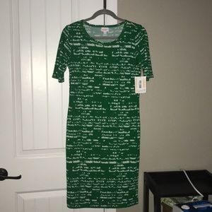 Fitted midi tee dress